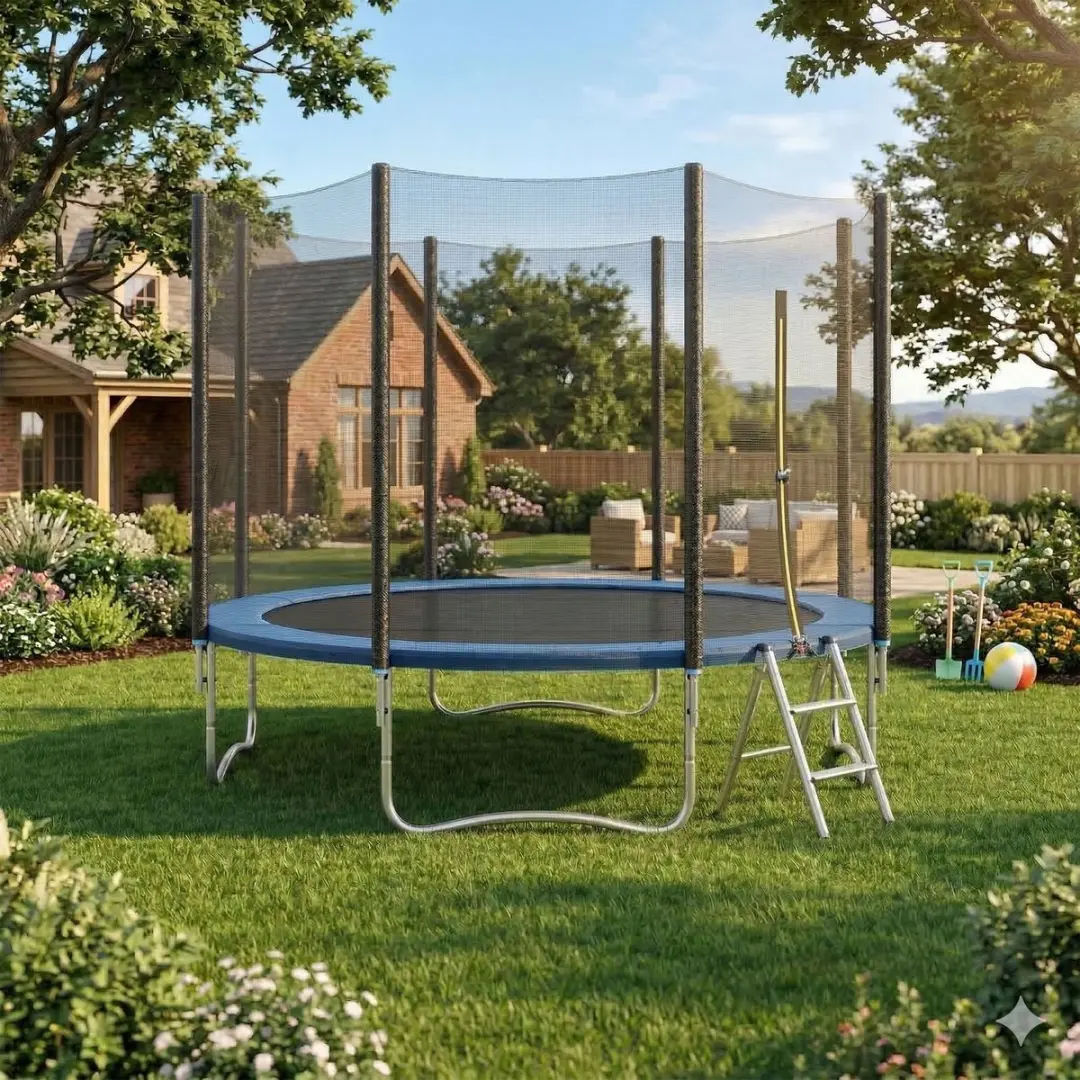 Songmics STN10FT Trampoline Net - 305cm - Zwart