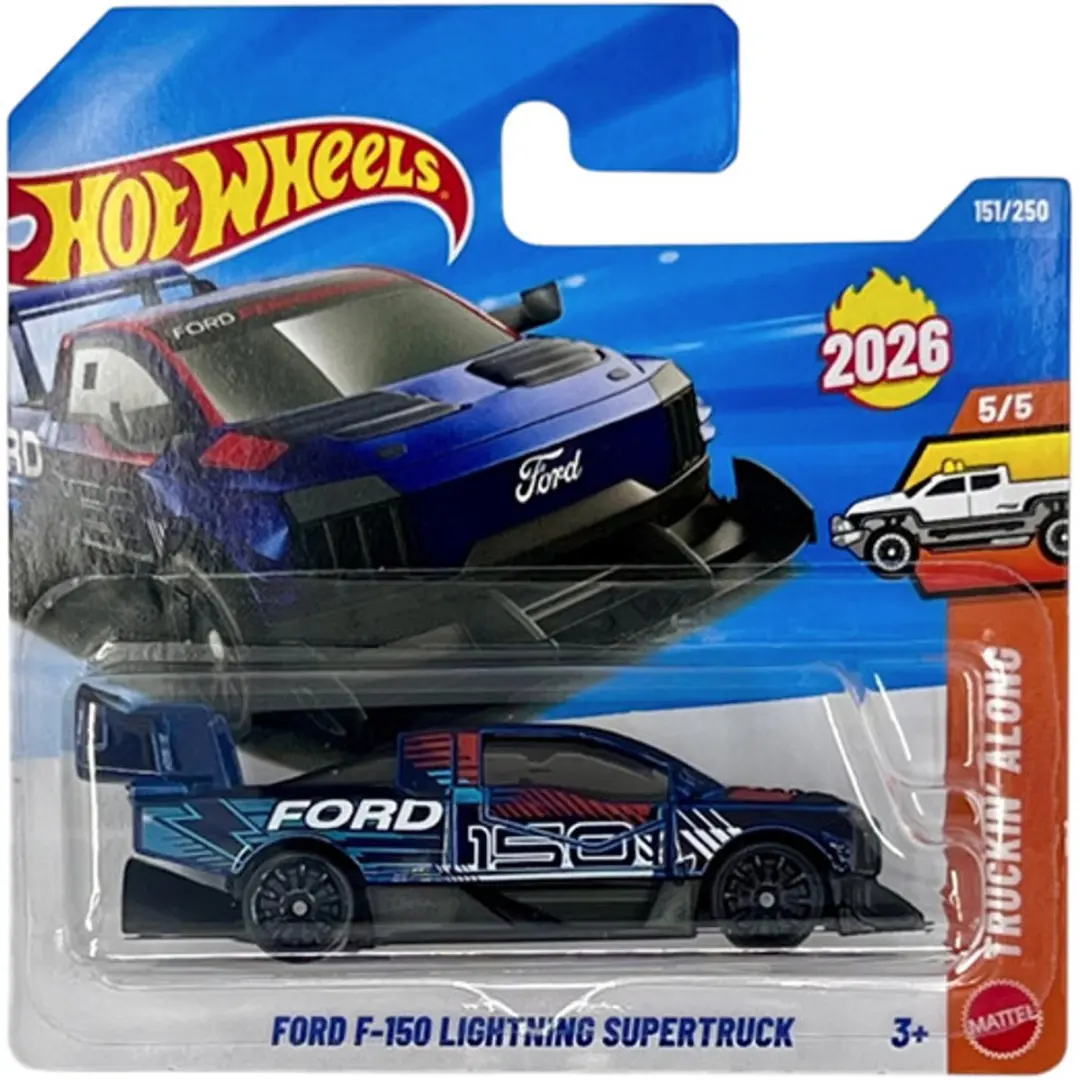 Hot Wheels Ford F-150 Lightning SuperTruck Dark Blue Metallic 151/250