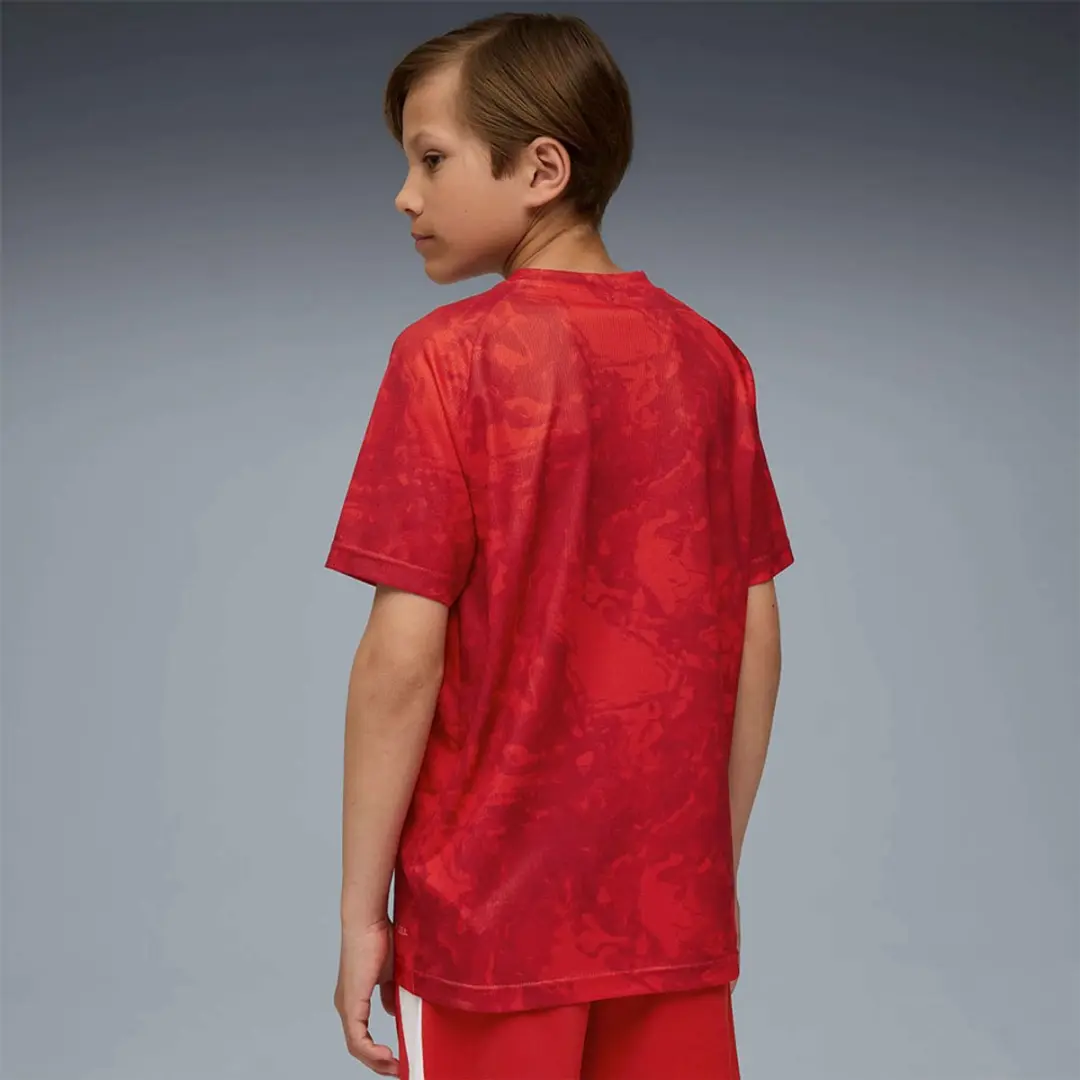 PUMA Girona FC 25/26 T-shirt Junior - Rood/Zwart - 5-6 jaar