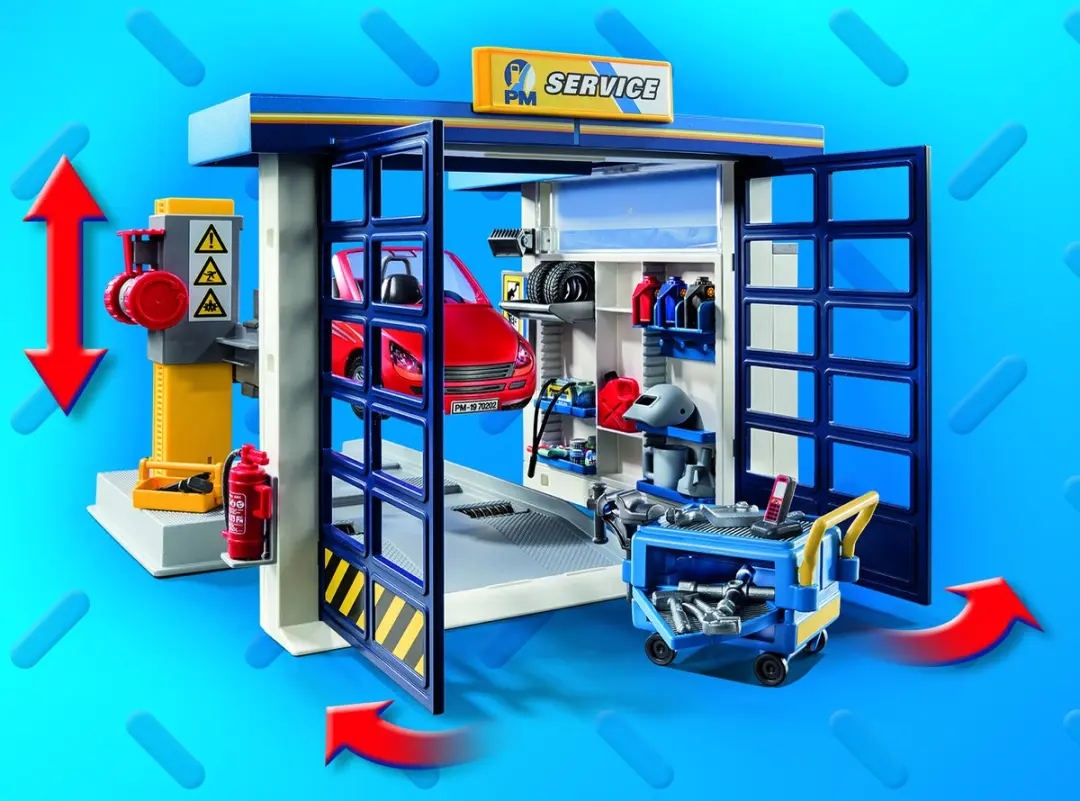 Playmobil City Life Autogarage 70202 - Multicolor