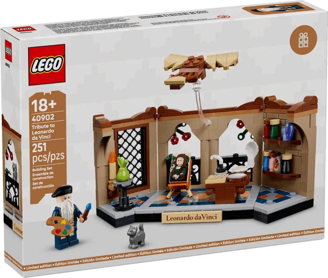 LEGO Eerbetoon aan Leonardo Da Vinci 40902