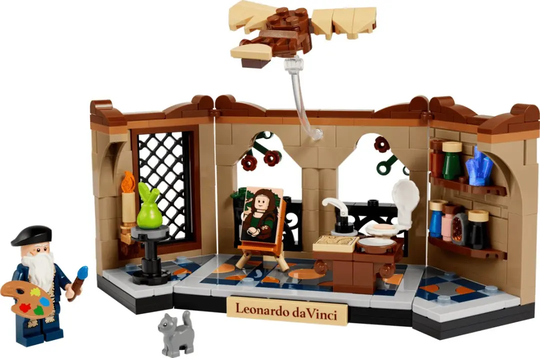LEGO Eerbetoon aan Leonardo Da Vinci 40902 - 251 Stukken