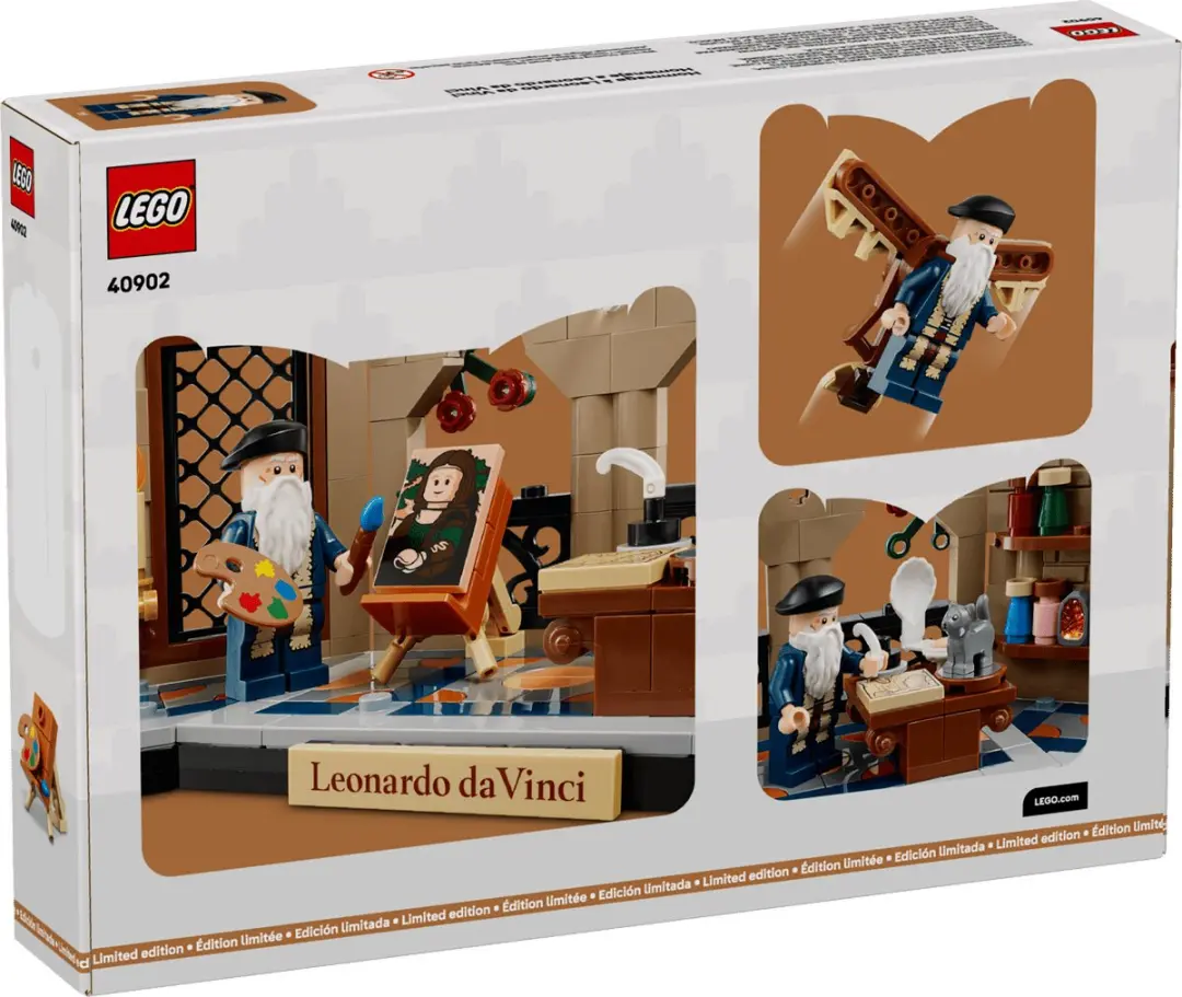 LEGO Eerbetoon aan Leonardo Da Vinci 40902 - 251 Stukken