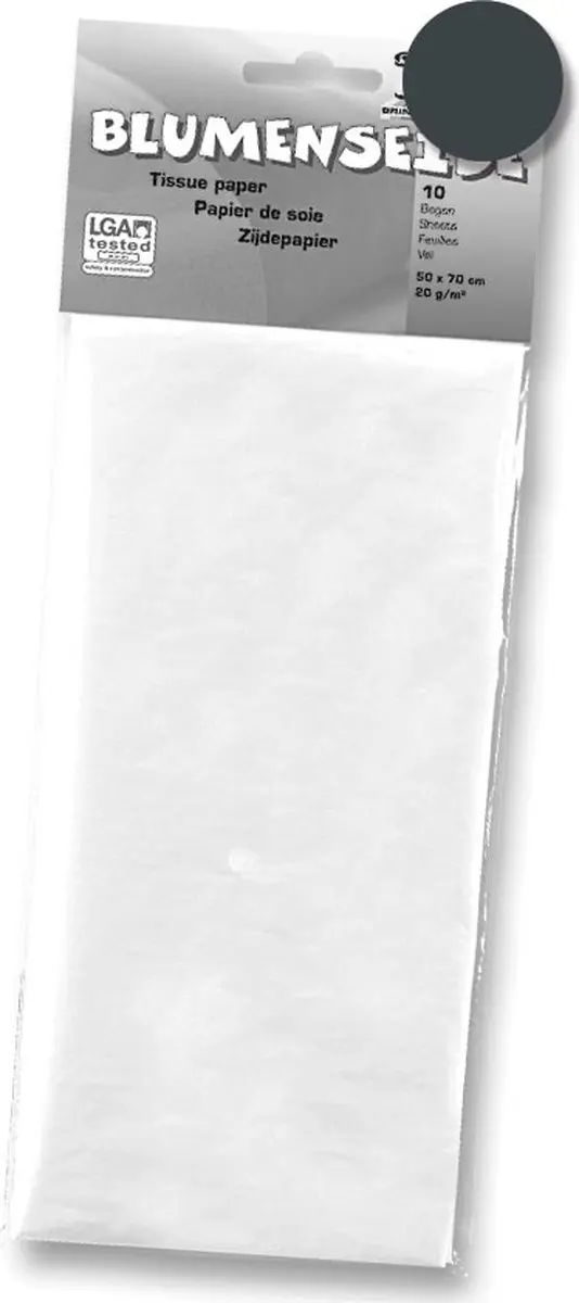 Folia Zwart Zijdepapier