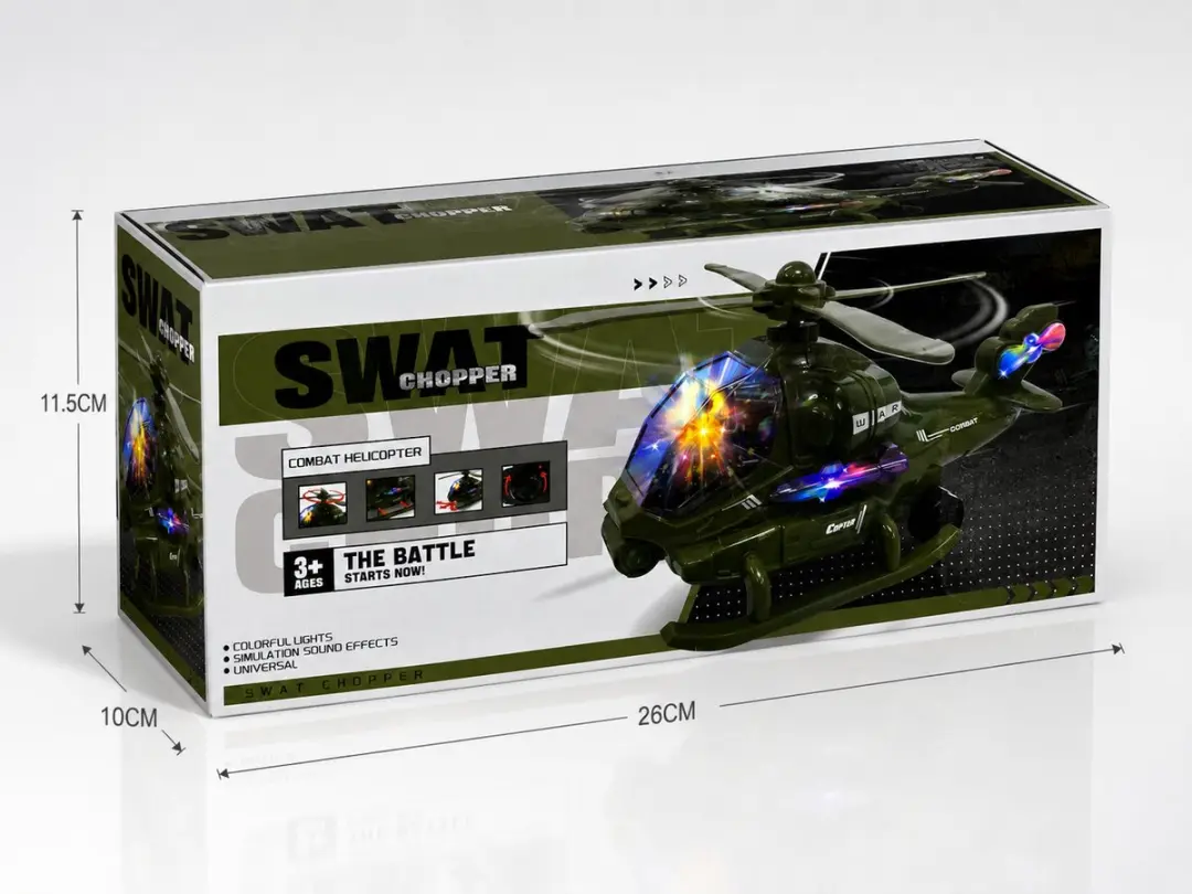 698 JIAN SHENG SWAT Chopper CM-02A - Groene Speelgoedhelikopter
