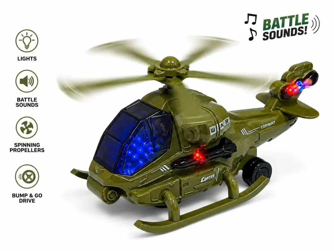 698 JIAN SHENG SWAT Chopper CM-02A - Groene Speelgoedhelikopter