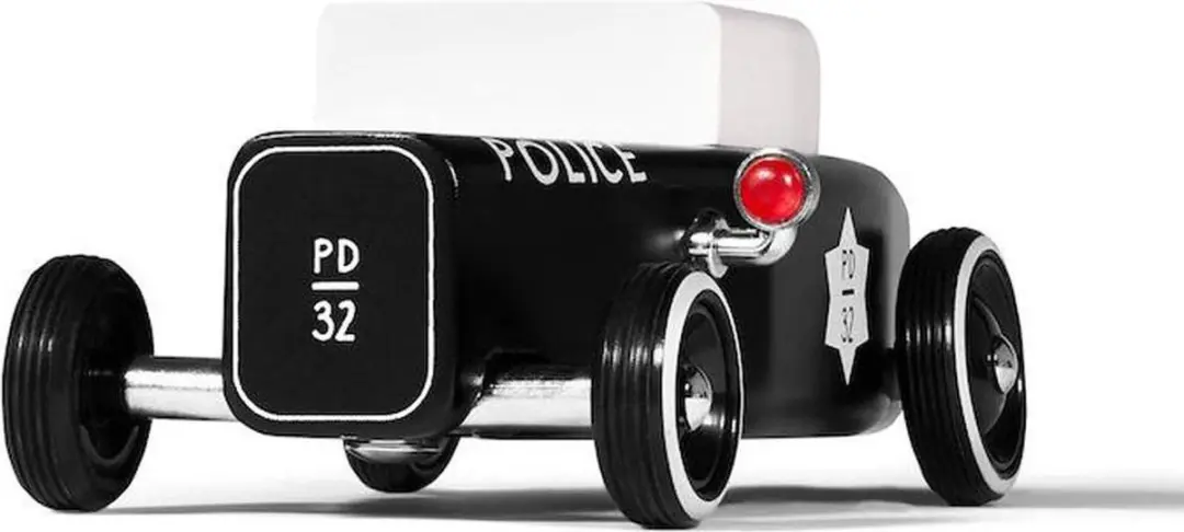Candylab Toys Outlaw Sheriff Houten Auto - Zwart/Wit