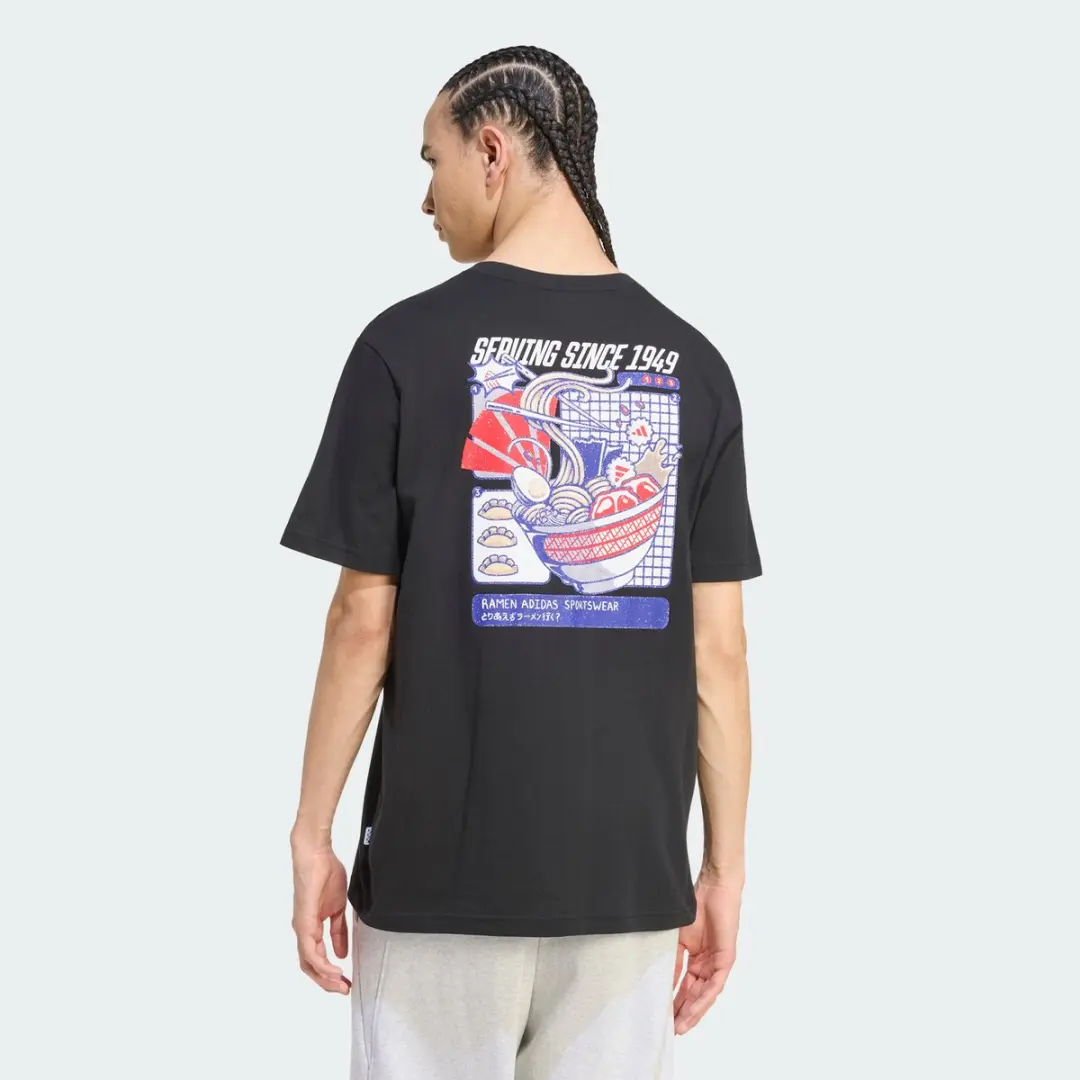 Adidas Ramen Graphic T-Shirt KS5081 - Zwart - XXXL