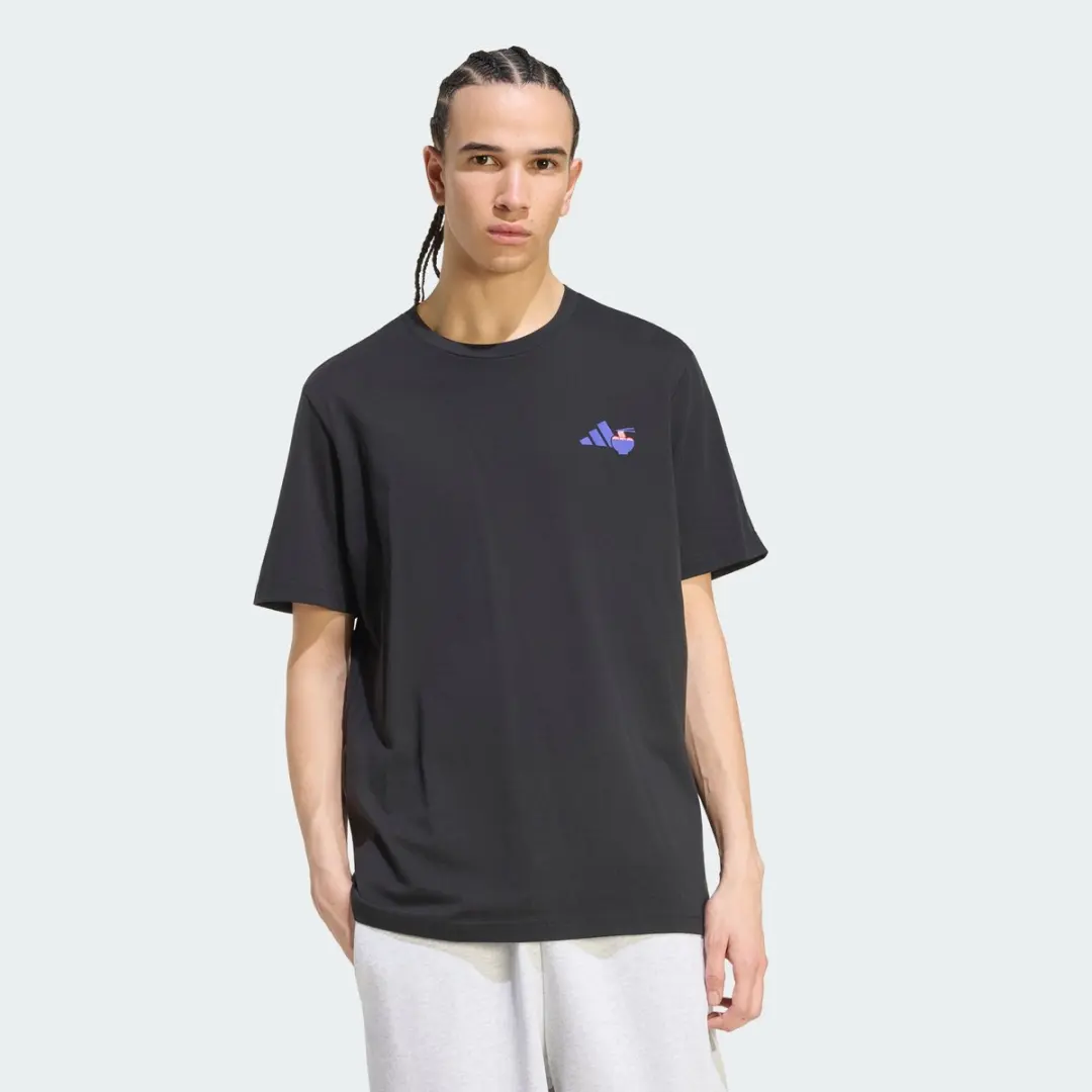 Adidas Ramen Graphic T-Shirt KS5081 - Zwart - XXXL