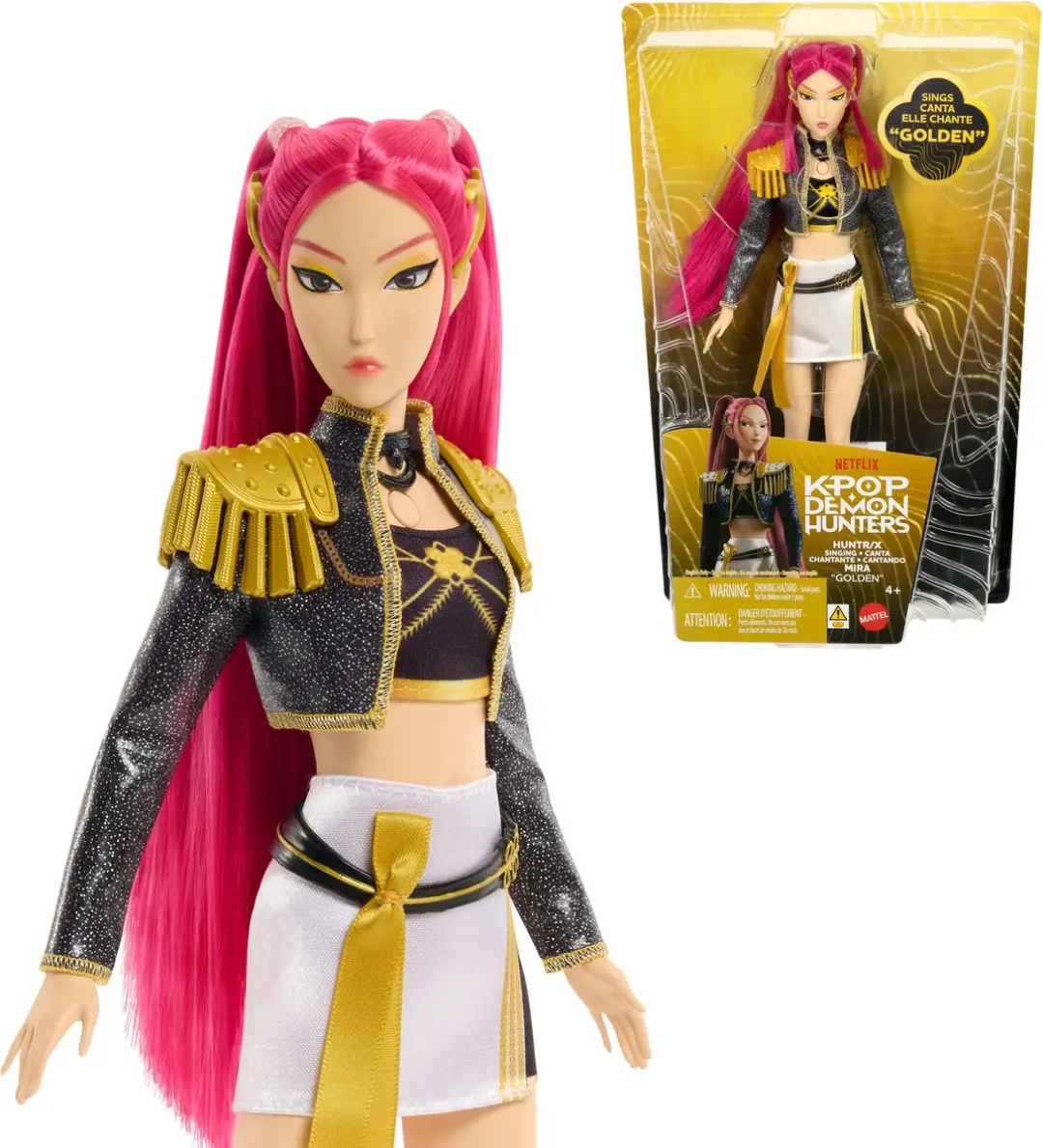 Mattel KPop Demon Hunters HUNTR/X Mira 'Golden' Zingende Pop