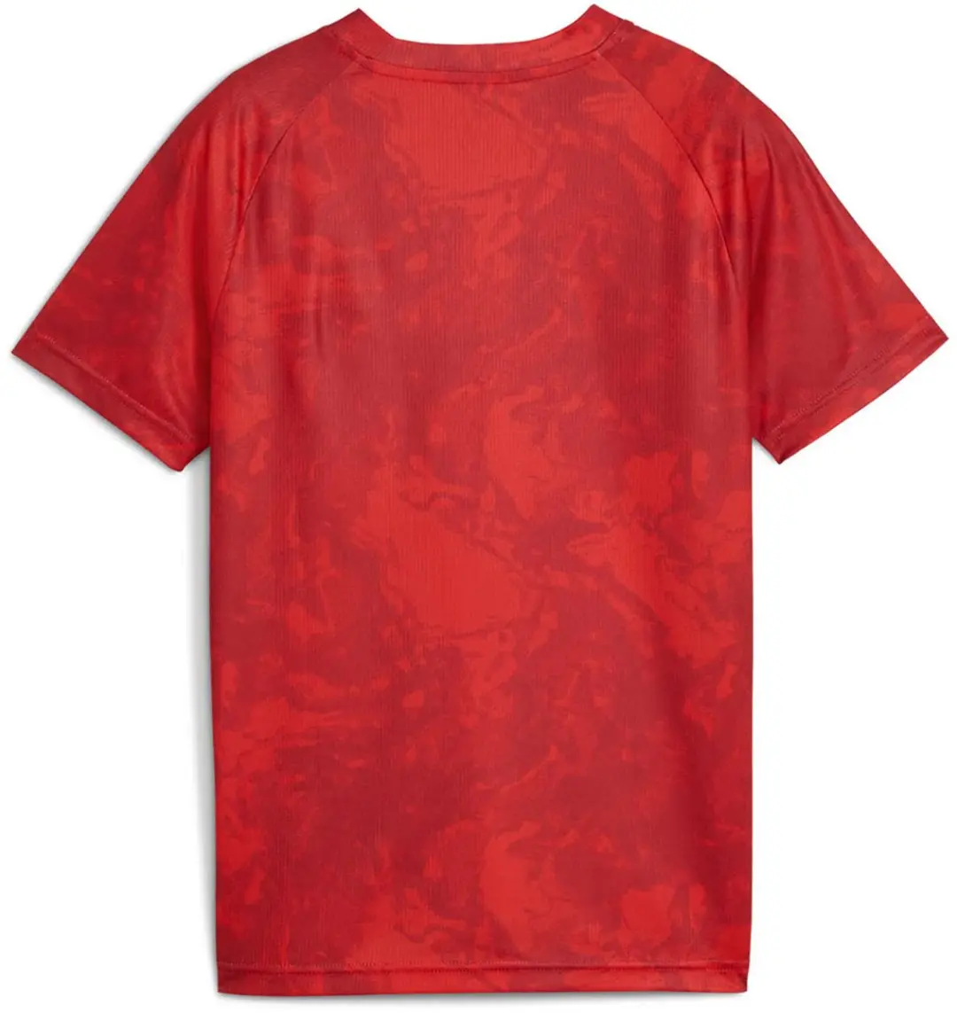 PUMA Girona FC 25/26 T-shirt Junior - Rood/Zwart - 7-8 jaar