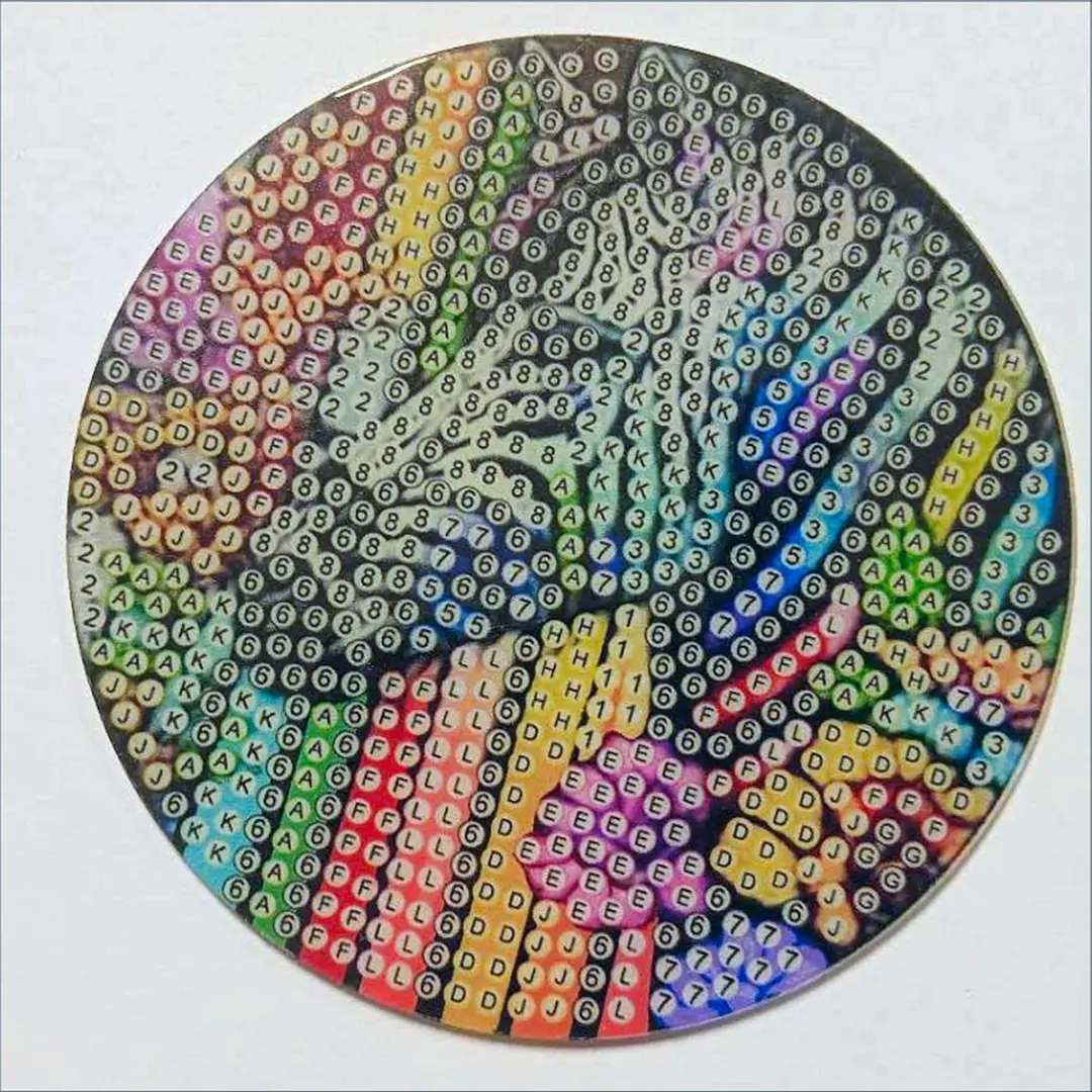 VDTOYS Diamond Painting Fantasy 2 Onderzetters - 8 Stuks - Set AA-014A