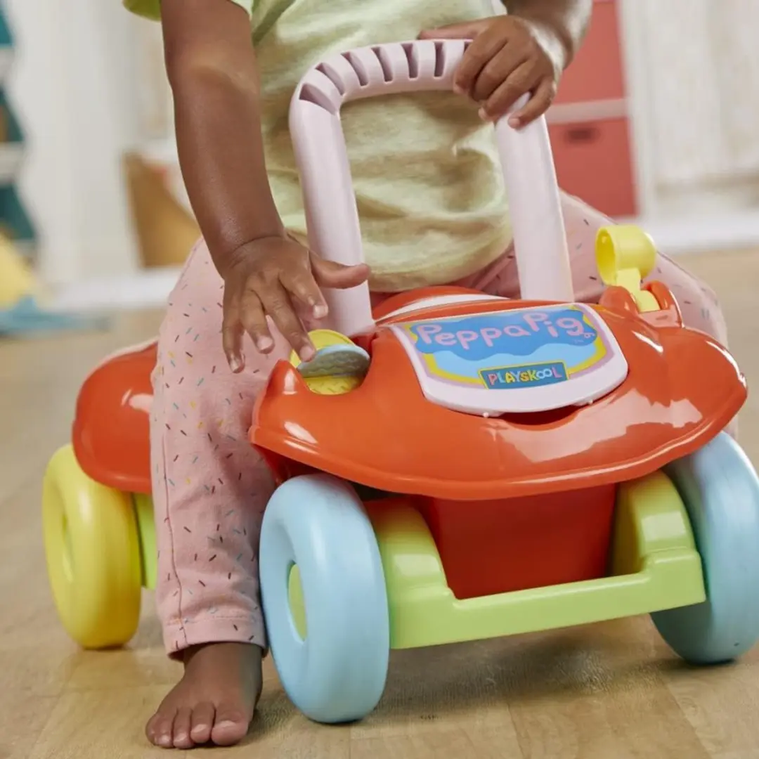 Hasbro Playskool Peppa Pig Step Start Walk 'n Ride - Loopwagen & Loopauto - Meerkleurig