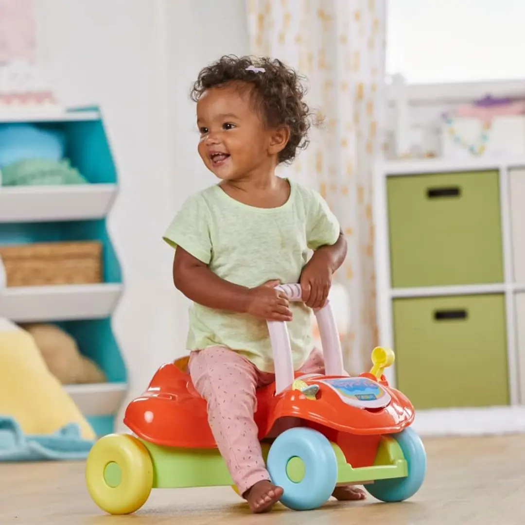 Hasbro Playskool Peppa Pig Step Start Walk 'n Ride - Loopwagen & Loopauto - Meerkleurig