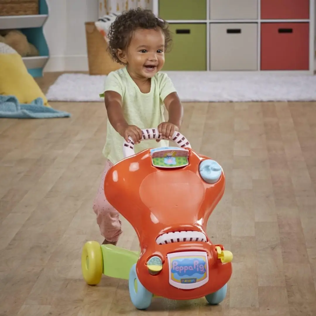 Hasbro Playskool Peppa Pig Step Start Walk 'n Ride - Loopwagen & Loopauto - Meerkleurig