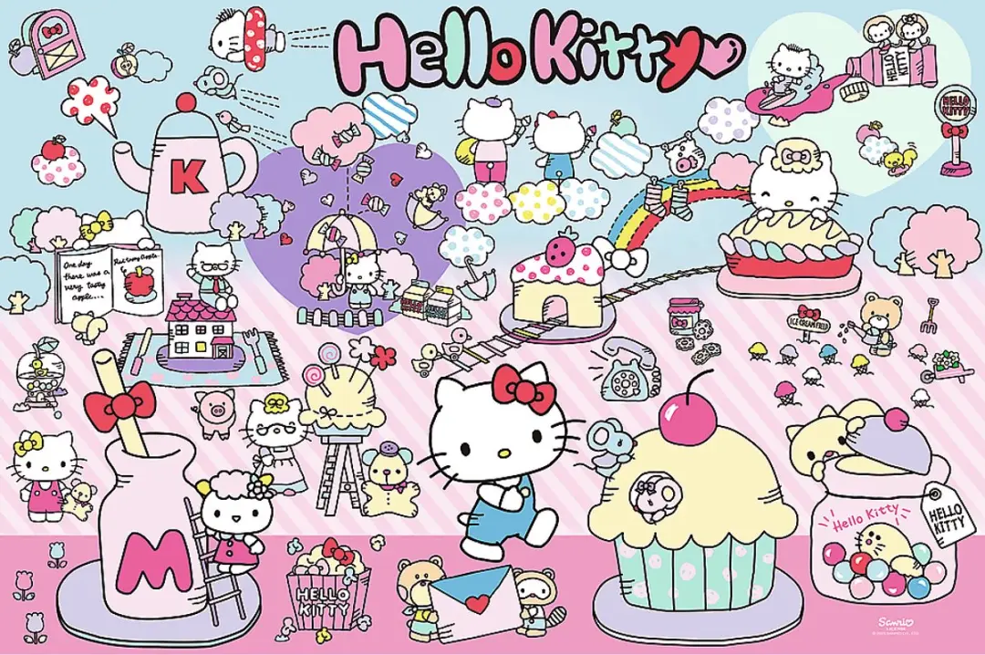 Trefl Hello Kitty Puzzel 300 XXL Stuks - Meerkleurig