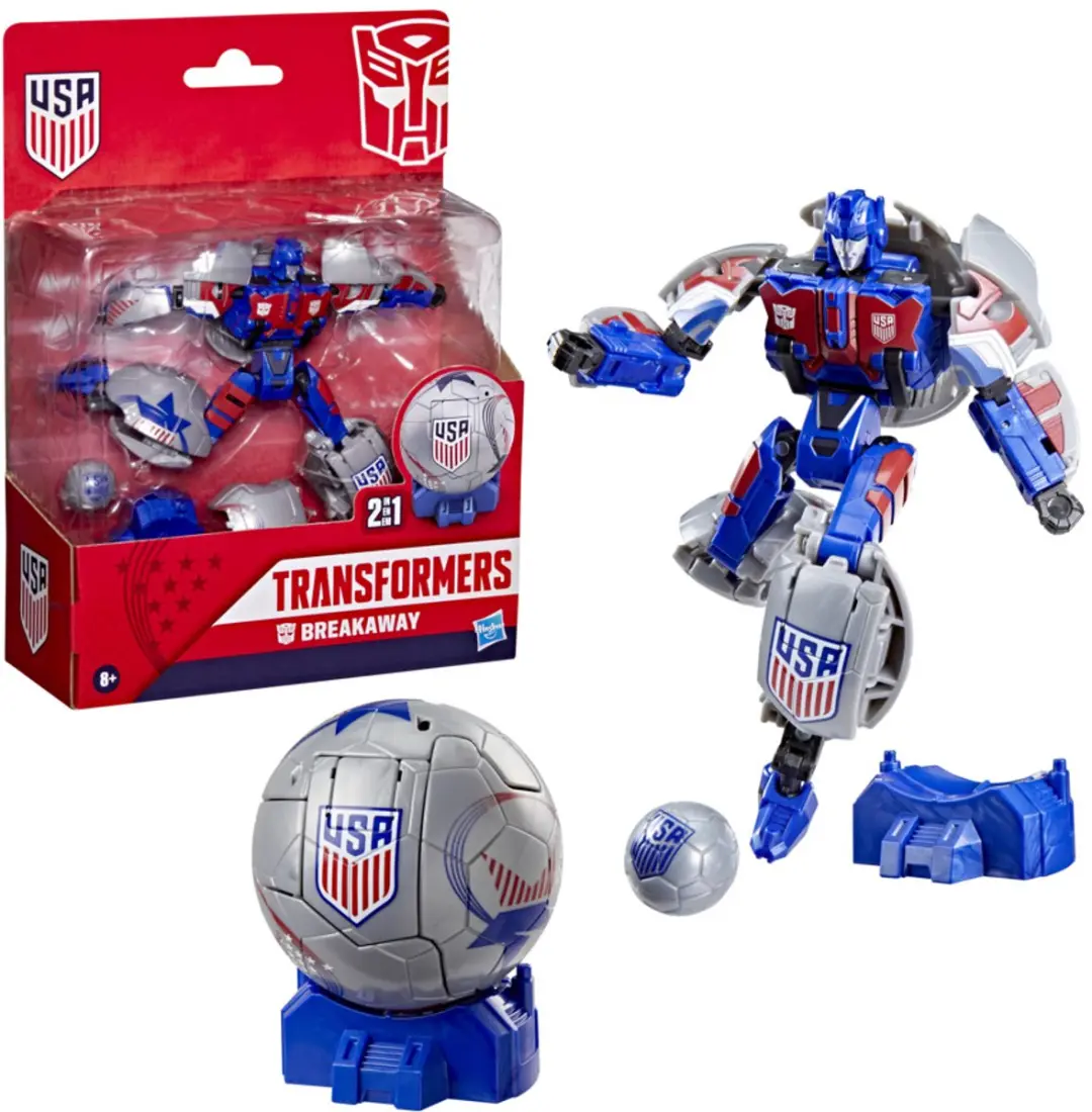Transformers US Soccer Federation Breakaway Actiefiguur 14cm