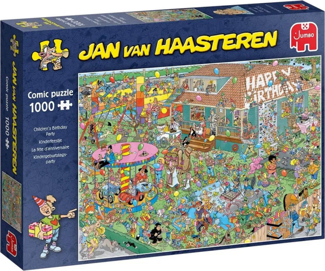 Jan van Haasteren Kinderfeestje Legpuzzel 1000 Stuks - Meerkleurig