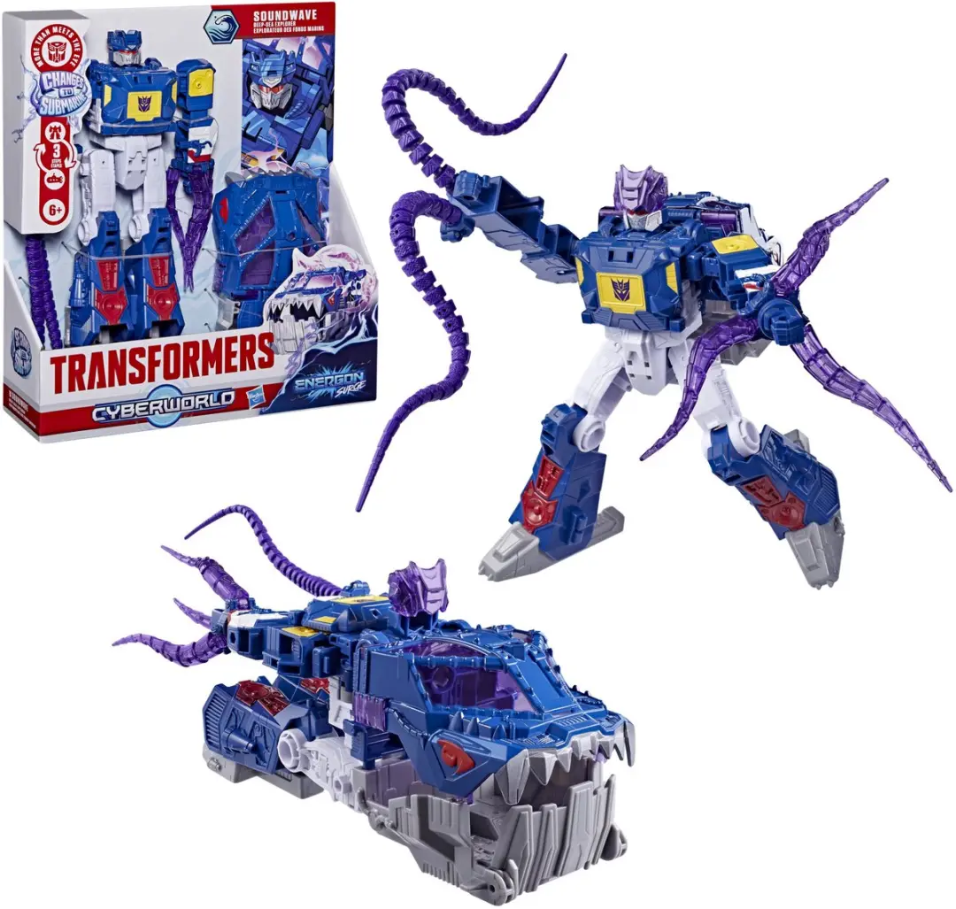 Transformers Cyberworld Energon Surge Soundwave Deep Sea Explorer