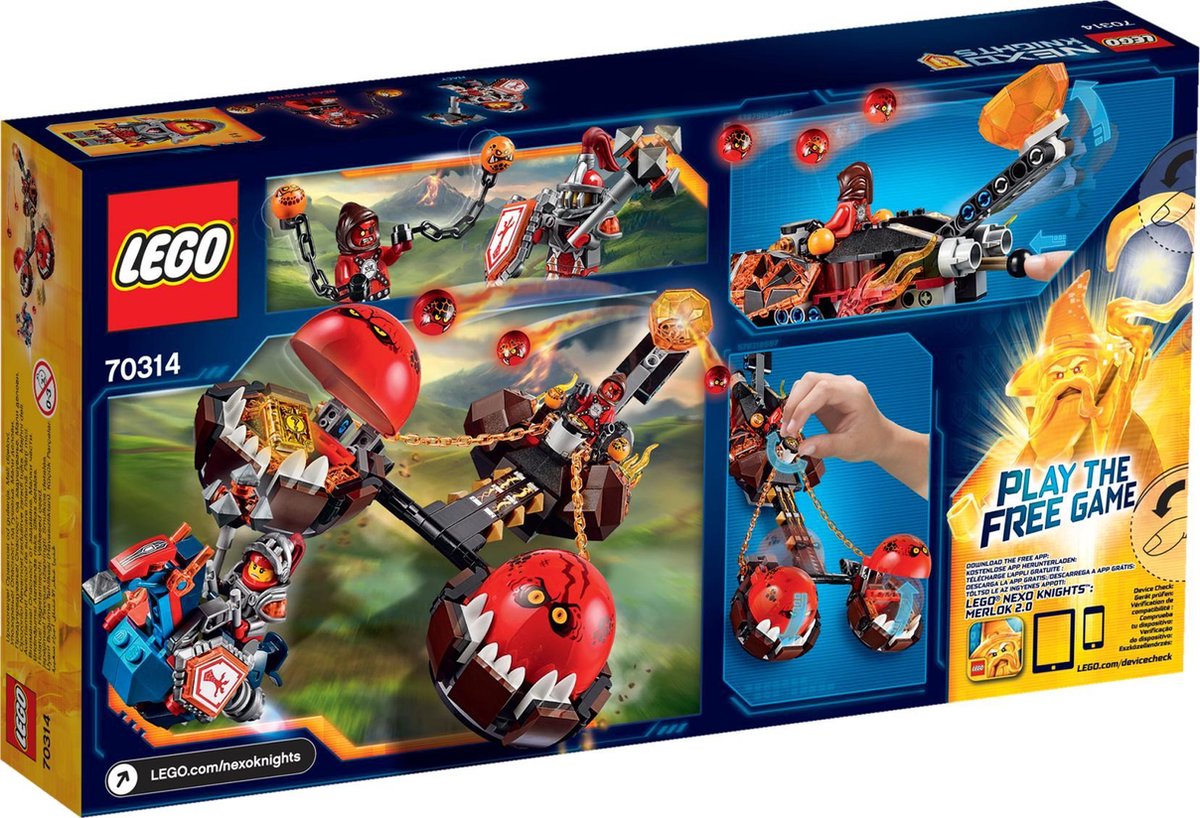 LEGO NEXO KNIGHTS Chaoskoets van de Monster Meester - 70314