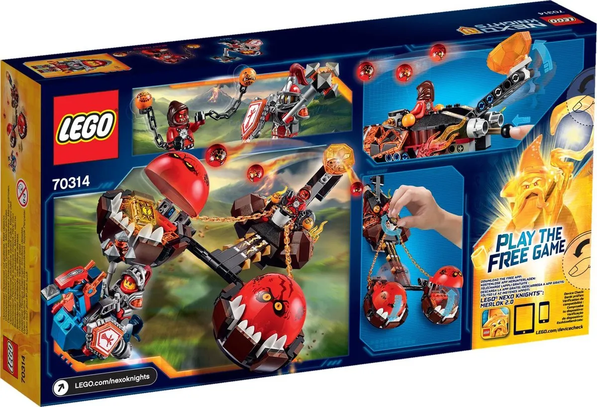 LEGO NEXO KNIGHTS Chaoskoets 70314 - 314 Stukken - Meerkleurig