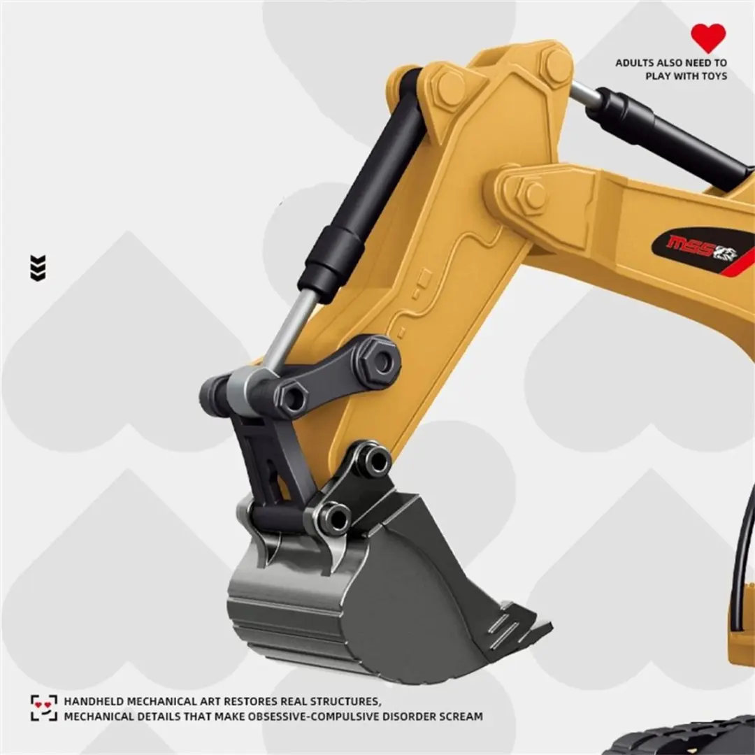 WLtoys Mini RC Graafmachine 1:64 Radiografisch Bestuurbaar