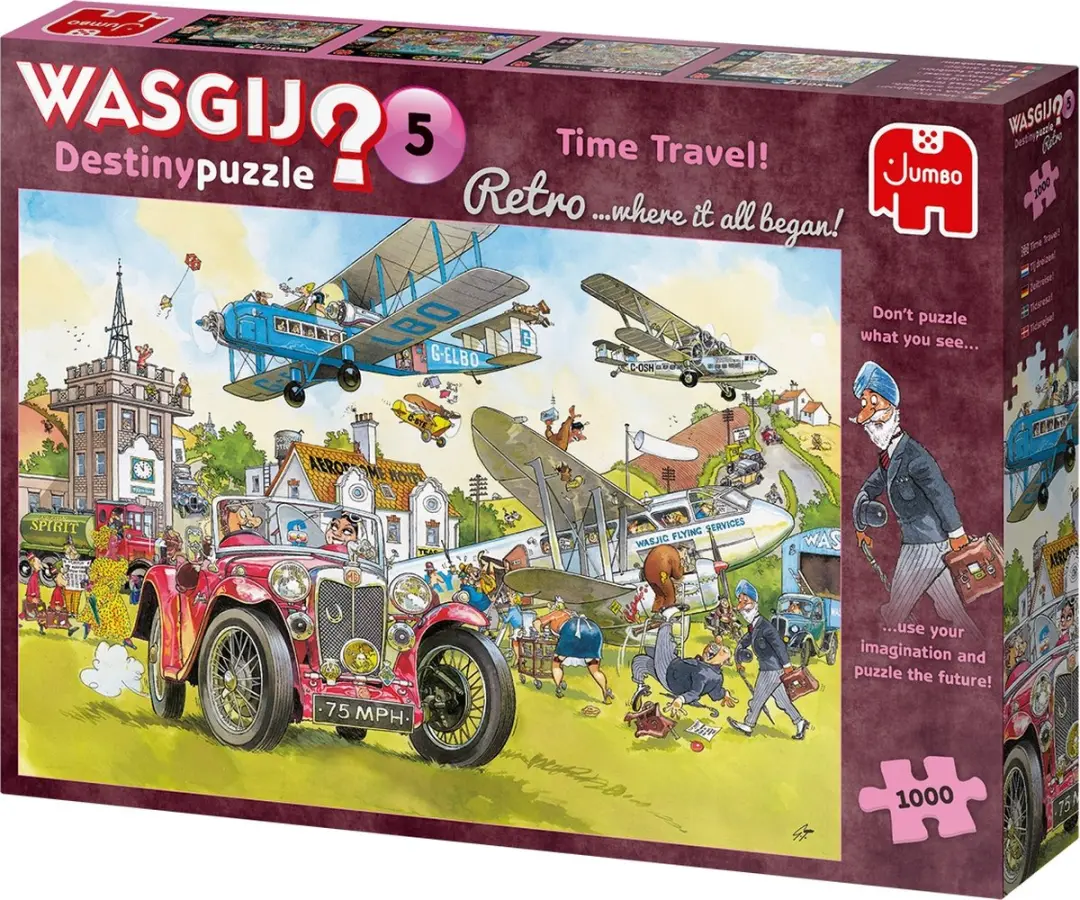 Wasgij Retro Destiny 5 Tijdreizen Puzzel 1000 Stuks - Multicolor
