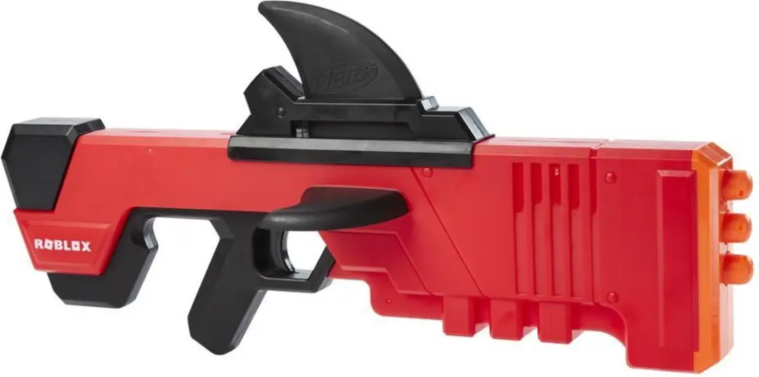 Nerf Roblox MM2 Shark Seeker F2489 - Zwart/Oranje/Rood