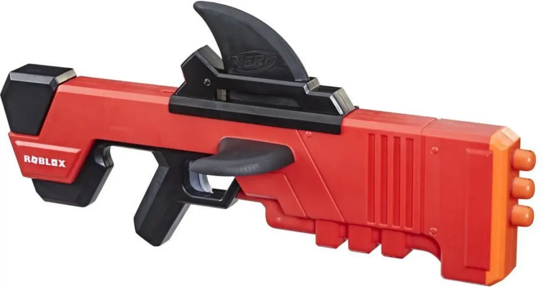 Nerf Roblox MM2 Shark Seeker F2489 - Zwart/Oranje/Rood