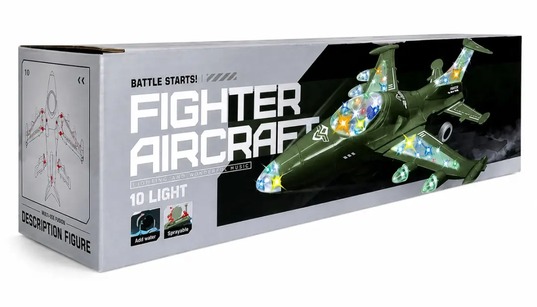 YJ Toys Fighter Aircraft JET CM-10 Straaljager - Blauw