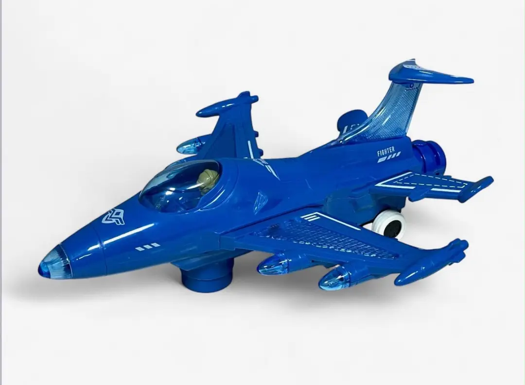 YJ Toys Fighter Aircraft JET CM-10 Straaljager - Blauw