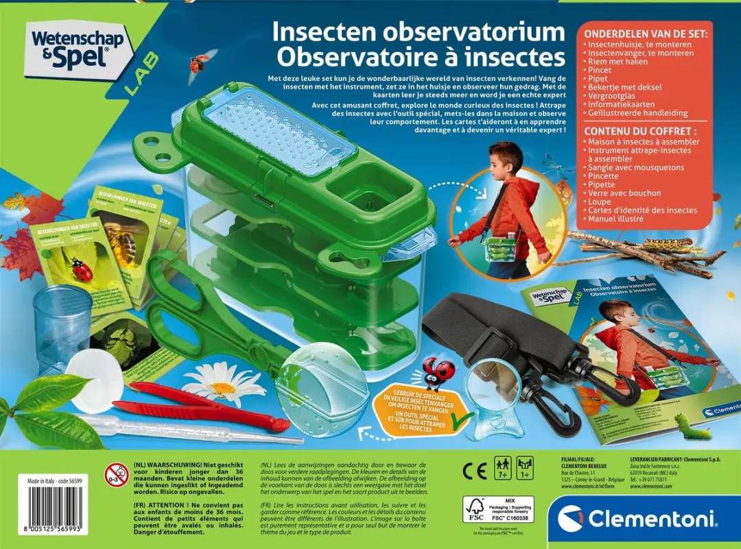 Clementoni Insecten Observatorium 56599 STEM Speelgoed - Multikleur - afbeelding 6 van 6