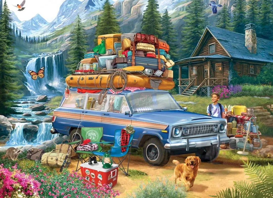 Eurographics De Jeep Wagoneer Legpuzzel 1000 Stuks - Meerkleurig