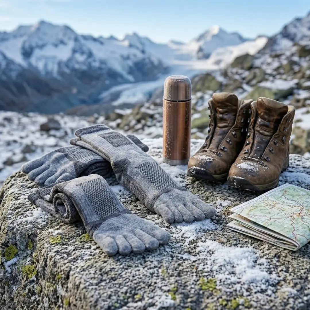 NUVEX Outdoorsokken Heren 39-42 - 3 Paar - Grijze