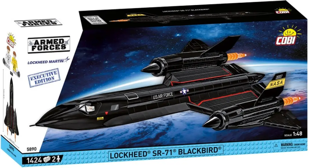 Cobi SR-71 Blackbird - 1424 Stukken - Meerkleurig