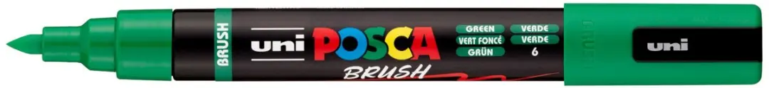 Posca Uni PC5BR Brushmarker - Groen