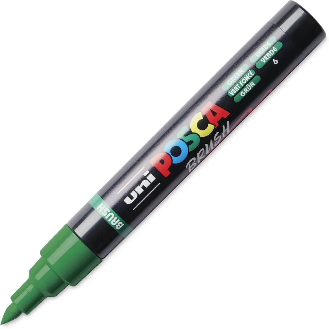 Posca Uni PC5BR Brushmarker - Groen