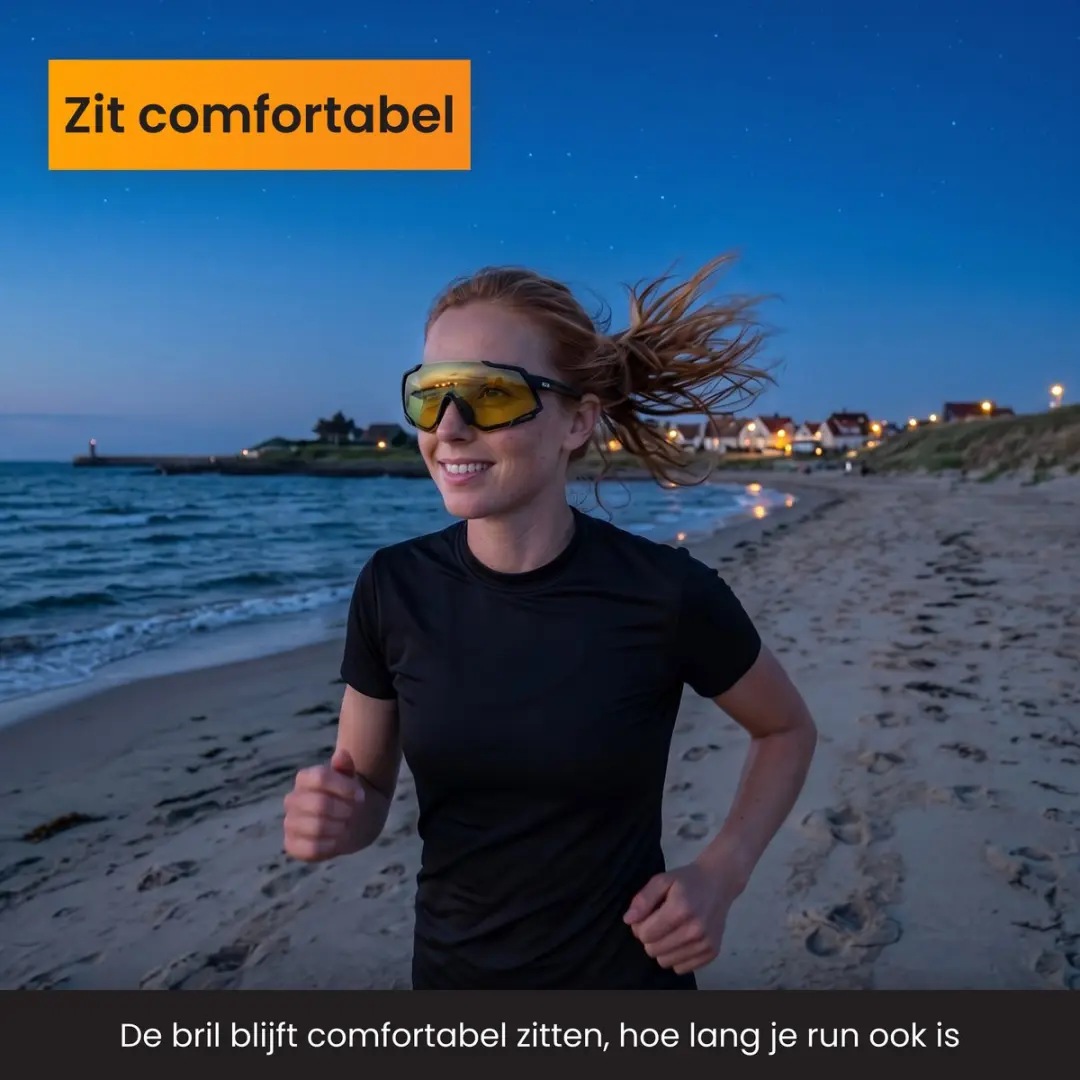 R2B Sport Zonnebril - 5 Verwisselbare Lenzen - Zwart