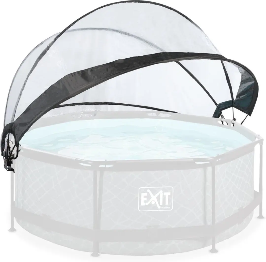 EXIT Toys Zwembadoverkapping Ø244cm - Transparant