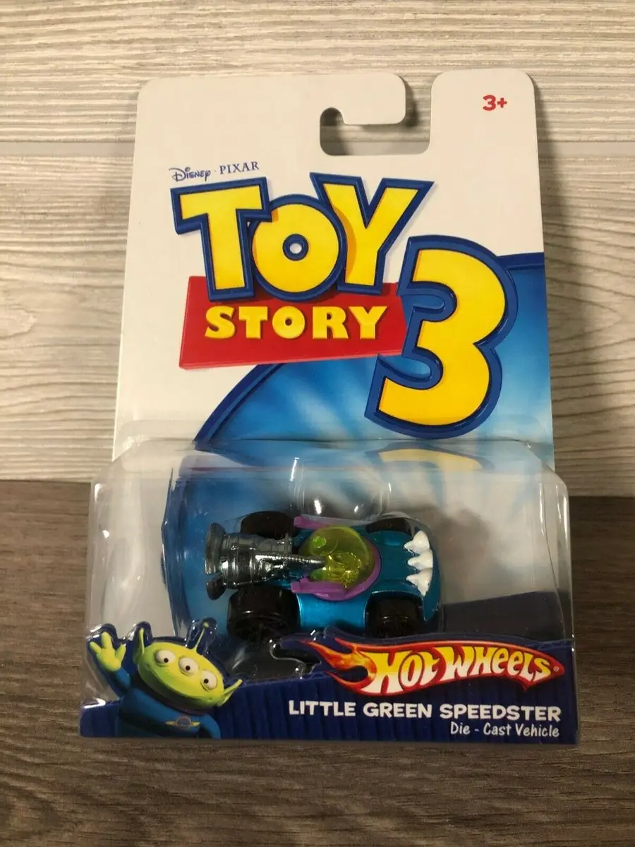 Disney Hot Wheels Little Green Speedster Toy Story 3 1:16