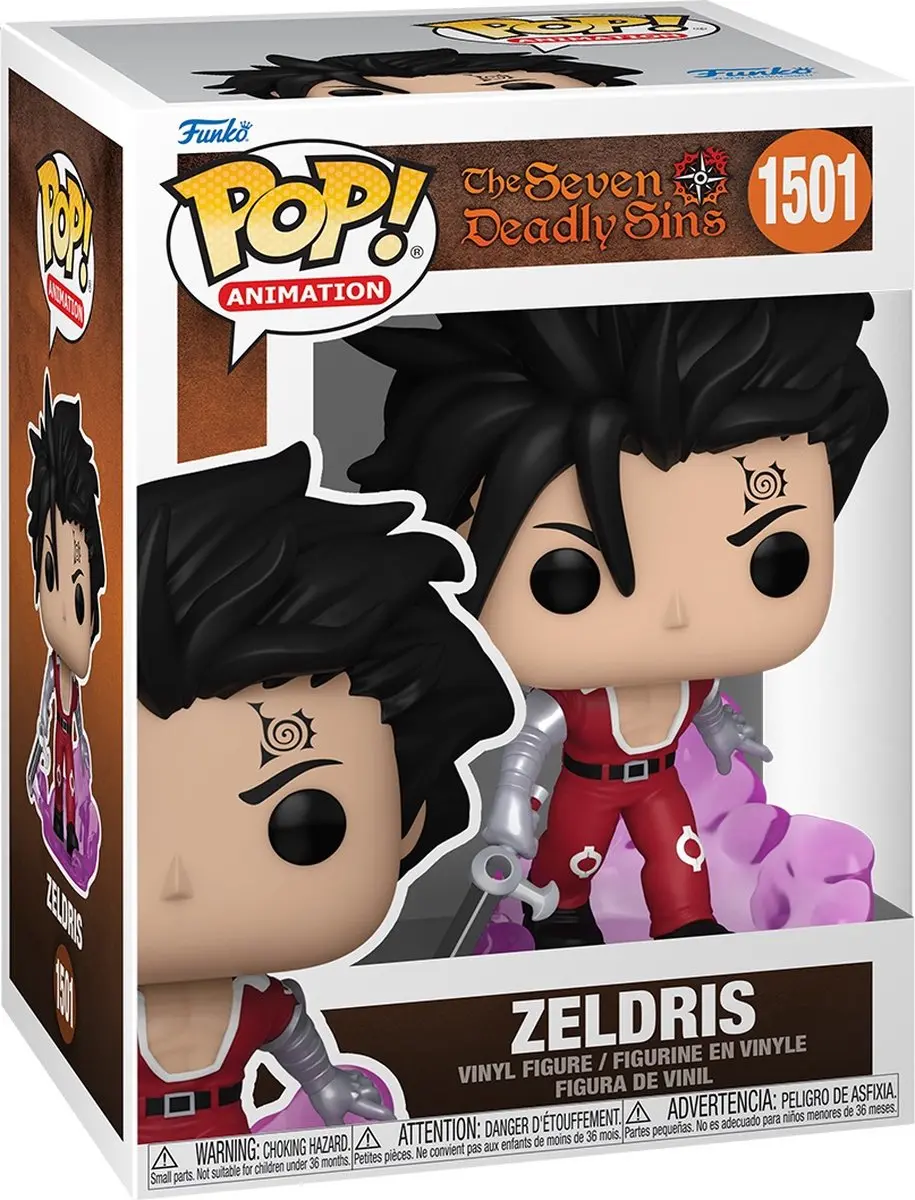 Funko Pop! The Seven Deadly Sins Zeldris - 1501 - Multicolor