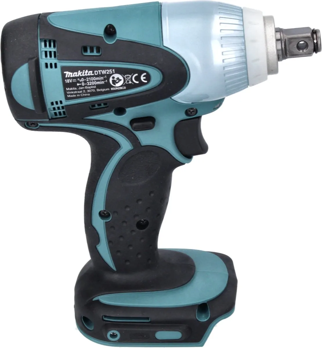 Makita DTW 251 ZJ Slagmoersleutel 18V 230Nm - Makpac