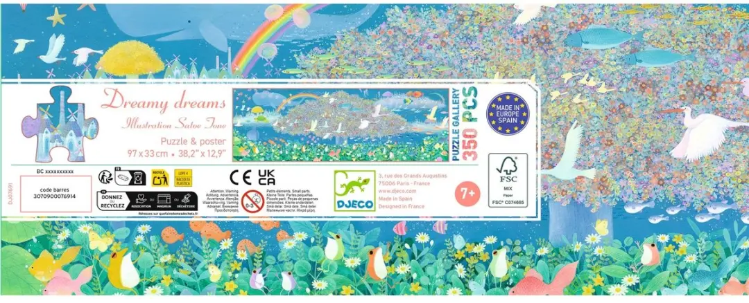Djeco Dreamy Dreams Puzzel 350 Stuks - Panorama