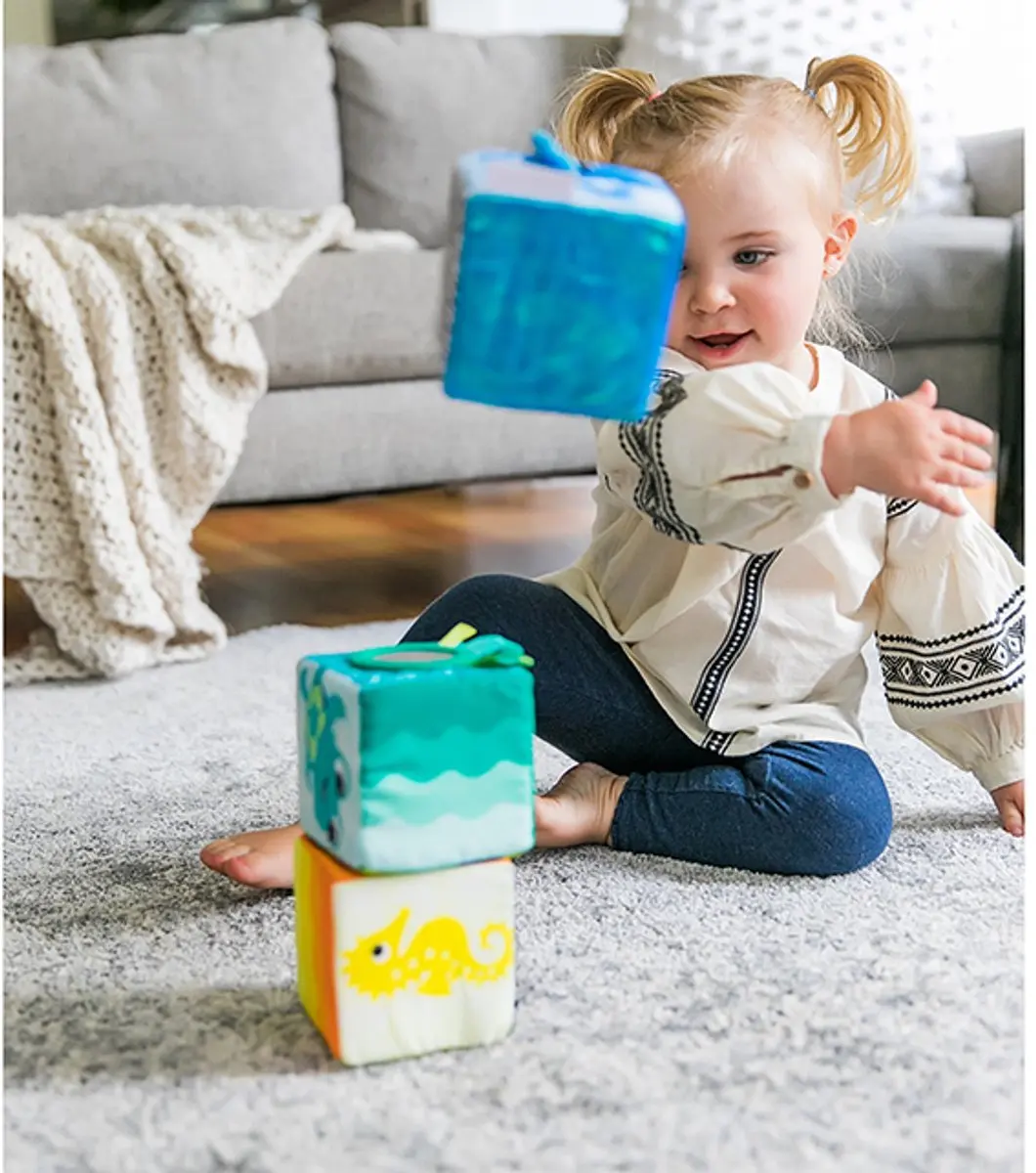 Baby Einstein Zachte Blokken Explore & Discover - Multicolor