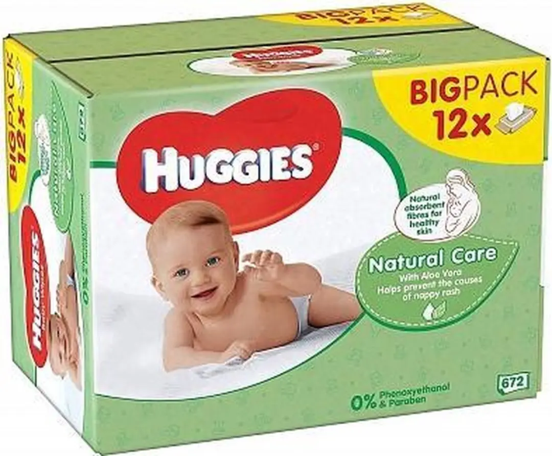 Huggies Natural Care Billendoekjes 672 Stuks
