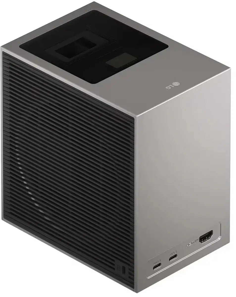 LG CineBeam PU615U Mini UST 4K Laserbeamer - Zwart/Wit