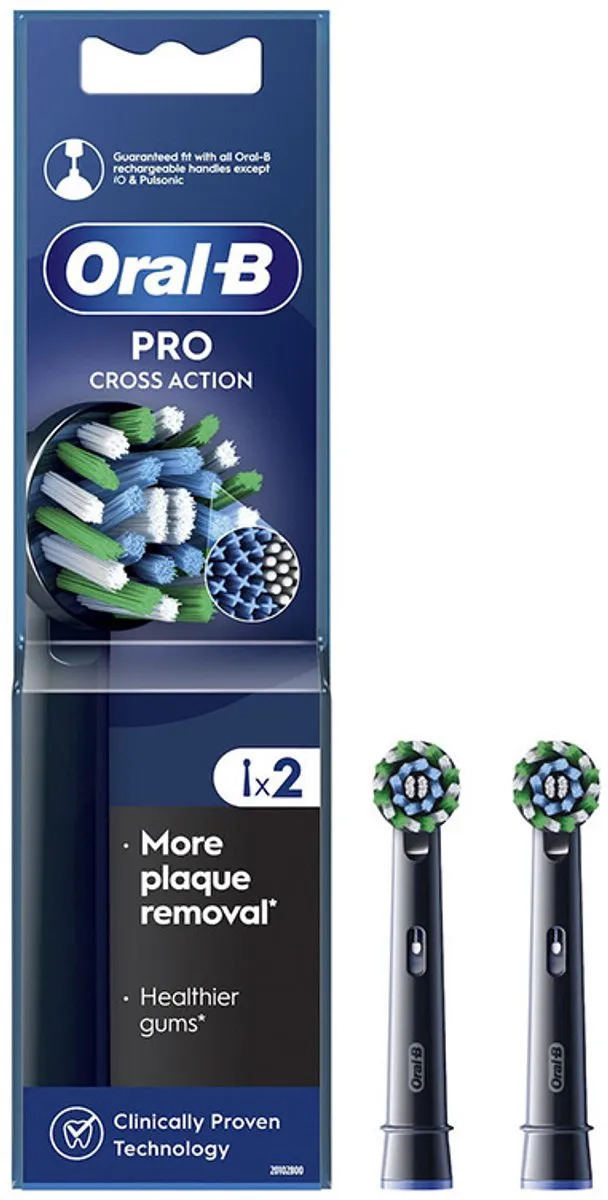 Oral-B Cross Action Opzetborstels 2 Stuks