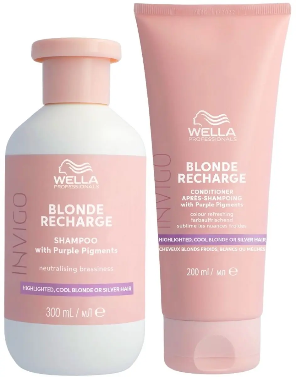 Wella Invigo Color Recharge Cool Blond Duo Set 450ml