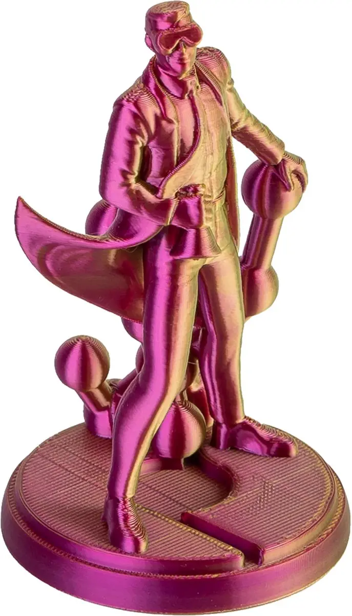 Polymaker Panchroma Dual Silk Aubergine Limoen Magenta PLA 1,75mm