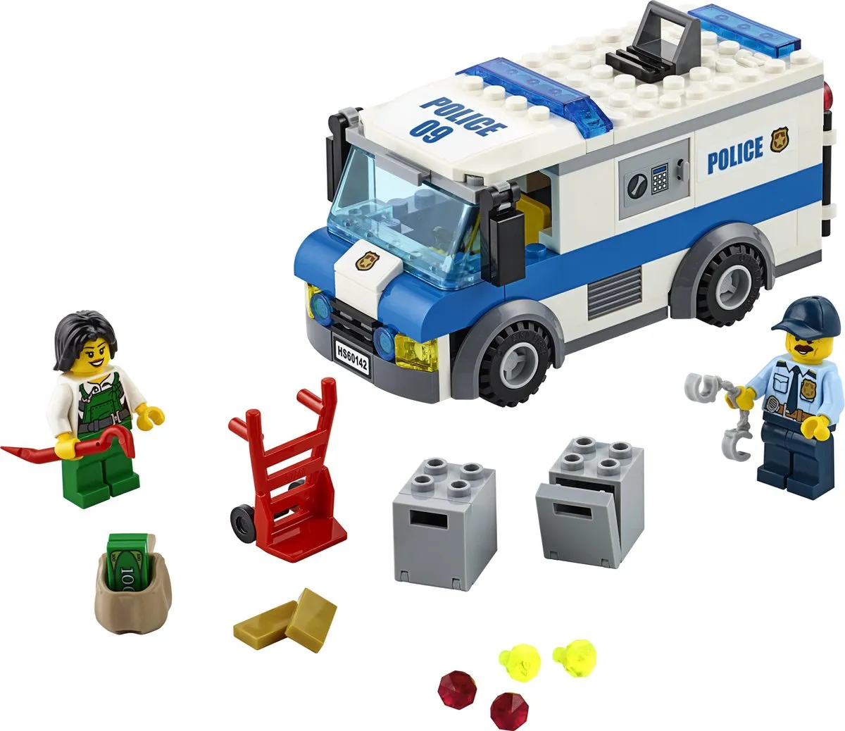 LEGO City Geldtransport 60142 - 138 Stukken